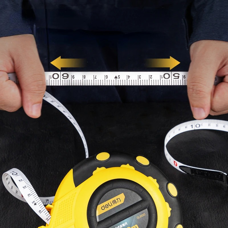 Рулетка из стекловолокна Deli  – обзор и цена Tape Dispenser Weighted