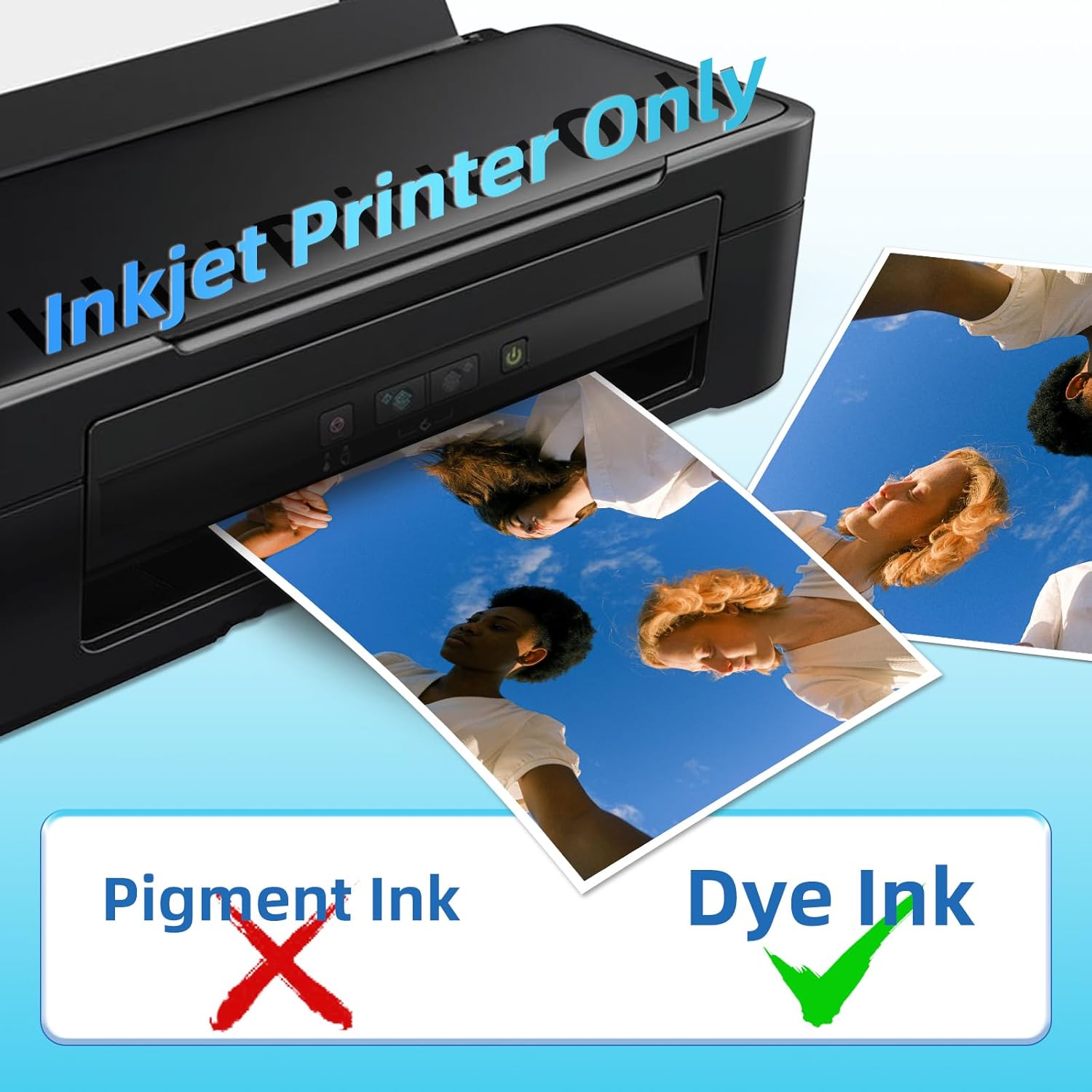 Клеящаяся глянцевая фотобумага – обзор и цена Ink Blotter Paper