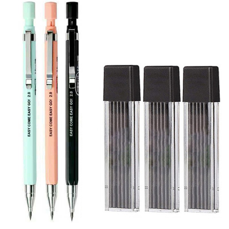 Набор механических карандашей  – обзор и цена Staedtler Pencil Lumocolor