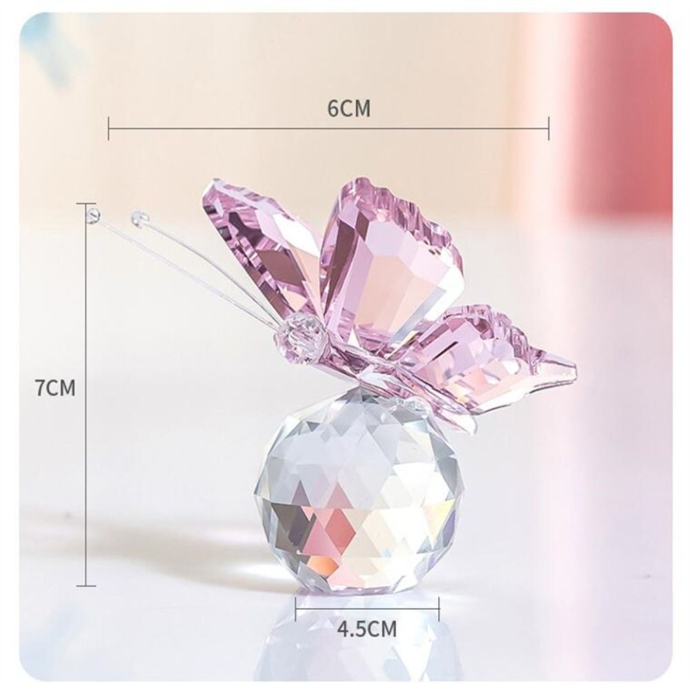 Хрустальная бабочка с шариком, – обзор и цена Paper Weight Crystal